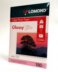 Фотопапір Lomond Glossy 21x29.7 (А4) 150  25л.