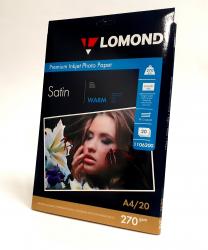 Фотопапір Lomond Satin Warm 21x29.7 (А4) 270  20л.