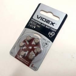 Батарейка Videx ZA13 6bl/60