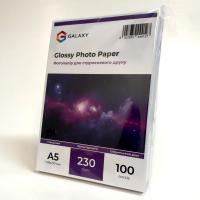 Фотопапір Galaxy Glossy A5 230 100л