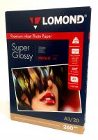 Фотопапір Lomond SuperGlossy 29.7x42 (А3) 260 20л.